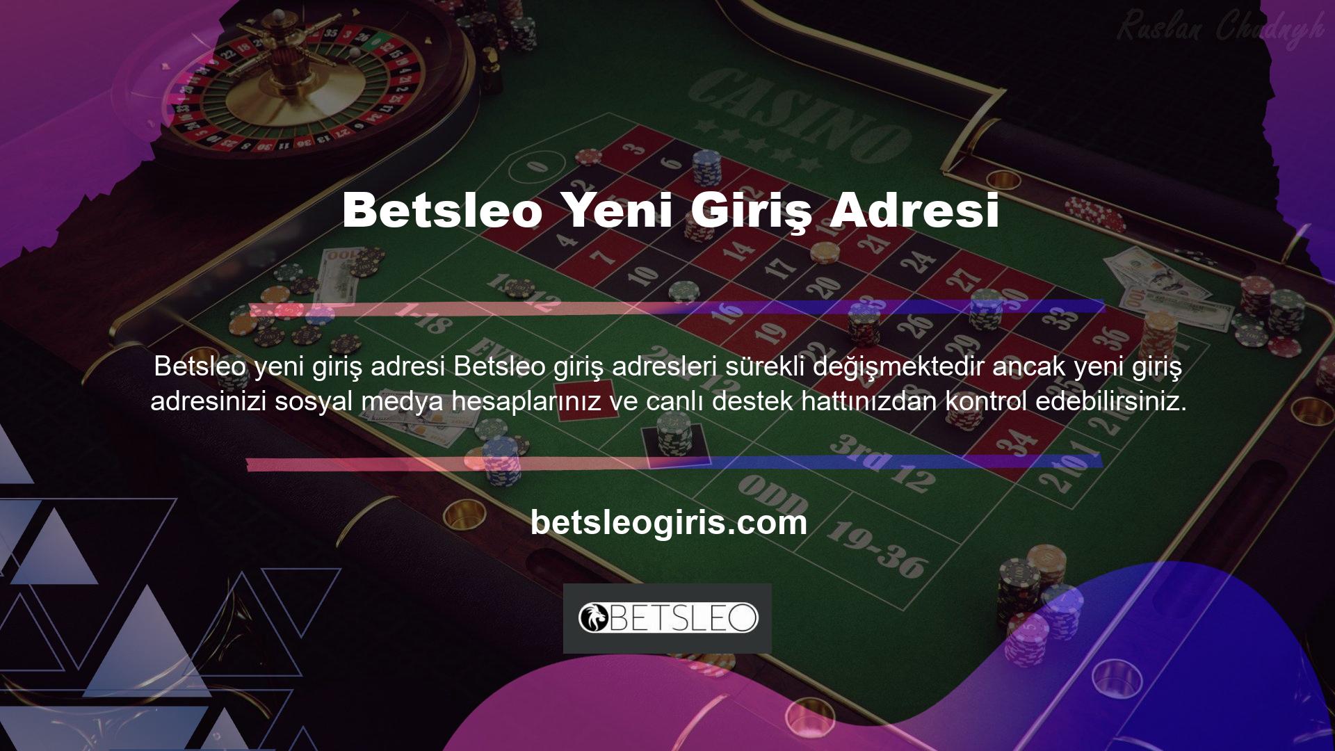 Betsleo casino sitelerinin yeni giriş adresi, kullanıcıların siteye kesintisiz ve kaliteli erişim sağlayabilmesi için tüm teknik altyapıyı güncelliyor